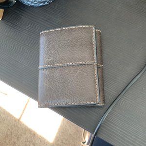 Fossil Leather Trifold Wallet
